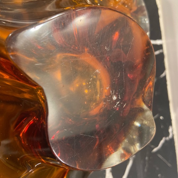 Vintage MCM blown glass ashtray - Picture 5 of 8